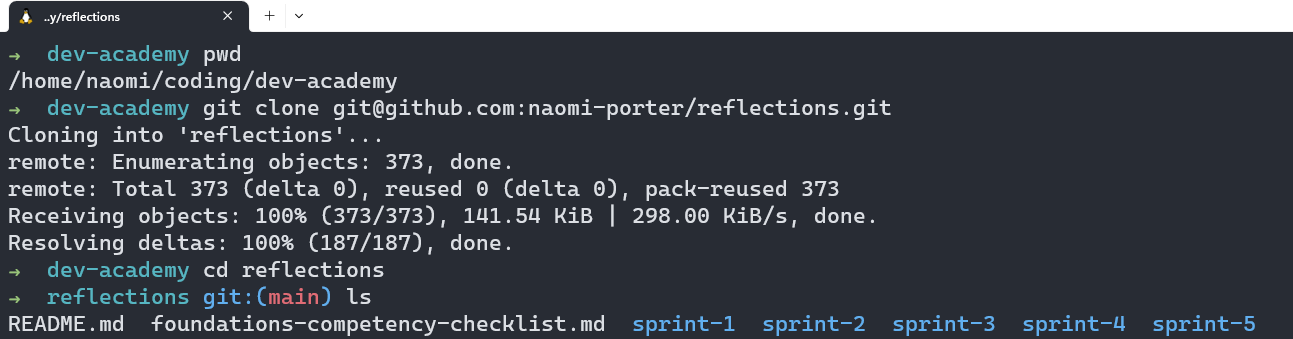 gitHub terminal clone commands