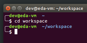 Change directory to workspace